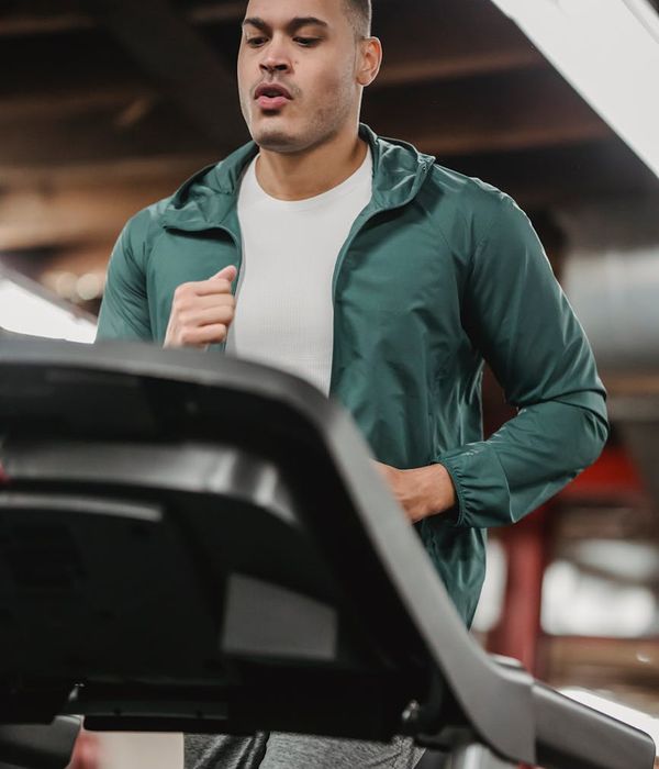 Person doing gentle cardio exercises for energy